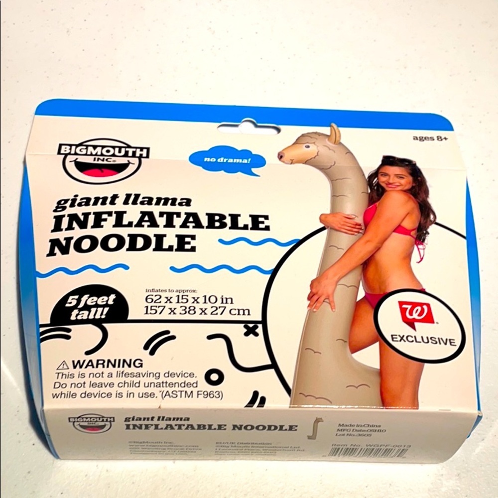 NIB Inflatable Pool Noodle